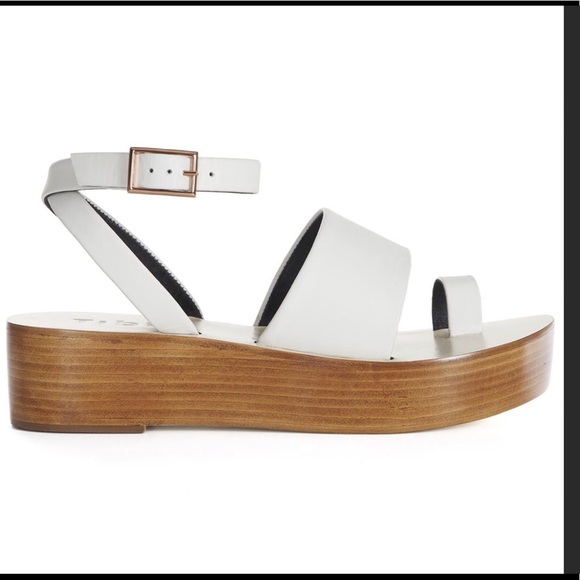 Tibi Shoes - TIBI Janie Calf Leather Platform Sandals sz.38